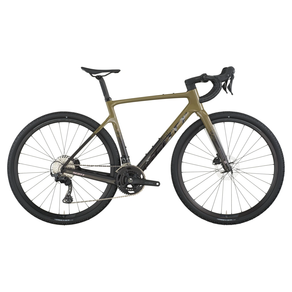 SCOTT ADDICT GRAVEL 40 &ndash; Kaki Green / Carbon Black 2026